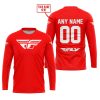 MOTOCROSS  -  LIMITED EDITION  -  FLY RACING  -  RED - JERSEY