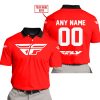MOTOCROSS  -  LIMITED EDITION  -  FLY RACING  -  RED - POLO SHIRT