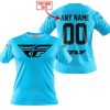 MOTOCROSS  -  LIMITED EDITION  -  FLY RACING  -  SKY BLUE - T-SHIRT