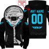 MOTOCROSS  -  LIMITED EDITION  -  FLY RACING  -  SKY BLUE V1 - FLEECE ZIP HOODIE