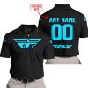 MOTOCROSS  -  LIMITED EDITION  -  FLY RACING  -  SKY BLUE V1 - POLO SHIRT