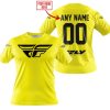 MOTOCROSS  -  LIMITED EDITION  -  FLY RACING  -  YELLOW - T-SHIRT
