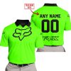 MOTOCROSS  -  LIMITED EDITION  -  FOX RACING  -  GREEN - POLO SHIRT