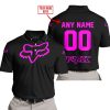 MOTOCROSS  -  LIMITED EDITION  -  FOX RACING  -  PINK V1 - POLO SHIRT