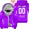 MOTOCROSS  -  LIMITED EDITION  -  FOX RACING  -  PURPLE - FLEECE ZIP HOODIE