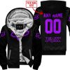 MOTOCROSS  -  LIMITED EDITION  -  FOX RACING  -  PURPLE V1 - FLEECE ZIP HOODIE