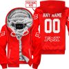 MOTOCROSS  -  LIMITED EDITION  -  FOX RACING  -  RED - FLEECE ZIP HOODIE