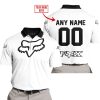 MOTOCROSS  -  LIMITED EDITION  -  FOX RACING  -  WHITE - POLO SHIRT
