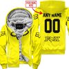 MOTOCROSS  -  LIMITED EDITION  -  FOX RACING  -  YELLOW - FLEECE ZIP HOODIE