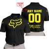 MOTOCROSS  -  LIMITED EDITION  -  FOX RACING  -  YELLOW V1 - POLO SHIRT