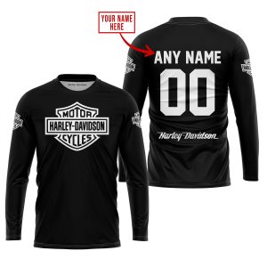 MOTOCROSS  -  LIMITED EDITION  -  HARLEY-DAVIDSON  -  BLACK - JERSEY