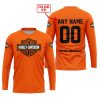 MOTOCROSS  -  LIMITED EDITION  -  HARLEY-DAVIDSON  -  ORANGE - JERSEY