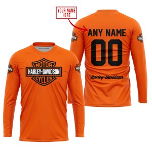 MOTOCROSS  -  LIMITED EDITION  -  HARLEY-DAVIDSON  -  ORANGE - JERSEY