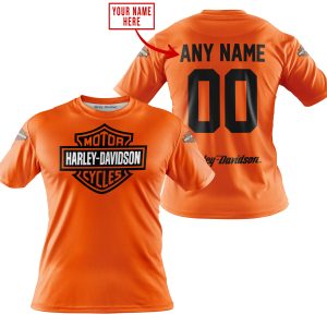 MOTOCROSS  -  LIMITED EDITION  -  HARLEY-DAVIDSON  -  ORANGE - T-SHIRT