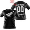 MOTOCROSS  -  LIMITED EDITION  -  HONDA  -  BLACK - T-SHIRT