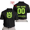MOTOCROSS  -  LIMITED EDITION  -  HUSQVARNA  -  GREEN 1 V1 - POLO SHIRT
