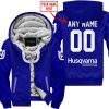 MOTOCROSS  -  LIMITED EDITION  -  HUSQVARNA  -  NAVY - FLEECE ZIP HOODIE