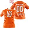 MOTOCROSS  -  LIMITED EDITION  -  HUSQVARNA  -  ORANGE - T-SHIRT