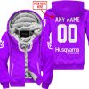 MOTOCROSS  -  LIMITED EDITION  -  HUSQVARNA  -  PURPLE - FLEECE ZIP HOODIE