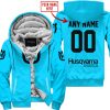 MOTOCROSS  -  LIMITED EDITION  -  HUSQVARNA  -  SKY BLUE - FLEECE ZIP HOODIE
