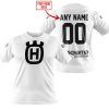 MOTOCROSS  -  LIMITED EDITION  -  HUSQVARNA  -  WHITE - T-SHIRT