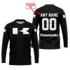 MOTOCROSS  -  LIMITED EDITION  -  KAWASAKI  -  BLACK - JERSEY
