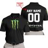 MOTOCROSS  -  LIMITED EDITION  -  MONSTER  -  BLACK - POLO SHIRT