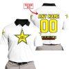 MOTOCROSS  -  LIMITED EDITION  -  ROCKSTAR  -  WHITE - POLO SHIRT