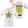 MOTOCROSS  -  LIMITED EDITION  -  ROCKSTAR  -  WHITE - T-SHIRT