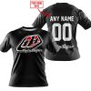 MOTOCROSS  -  LIMITED EDITION  -  TROY LEE DESIGNS  -  BLACK -  T-SHIRT