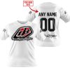 MOTOCROSS  -  LIMITED EDITION  -  TROY LEE DESIGNS  -  WHITE - T-SHIRT