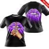 SHUT THE FNCK UP  -  ALPINESTARS  -  PURPLE - T-SHIRT