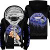 SHUT THE FNCK UP  -  CAN AM  -  NAVY - FLEECE ZIP HOODIE