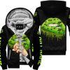 SHUT THE FNCK UP  -  FOX RACING  -  NEON - FLEECE ZIP HOODIE