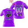 ZERO FOX GIVEN  -  LIMITED EDITION  -  FOX RACING  -  PURPLE - T-SHIRT