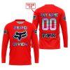 ZERO FOX GIVEN  -  LIMITED EDITION  -  FOX RACING  -  RED - JERSEY
