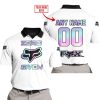 ZERO FOX GIVEN  -  LIMITED EDITION  -  FOX RACING  -  WHITE - POLO SHIRT