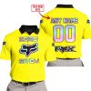 ZERO FOX GIVEN  -  LIMITED EDITION  -  FOX RACING  -  YELLOW - POLO SHIRT