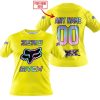 ZERO FOX GIVEN  -  LIMITED EDITION  -  FOX RACING  -  YELLOW - T-SHIRT
