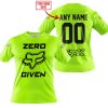 ZERO FOX GIVEN  -  LIMITED EDITION  -  FOX RACING  -  NEON - T-SHIRT