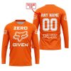 ZERO FOX GIVEN  -  LIMITED EDITION  -  FOX RACING  -  ORANGE - JERSEY