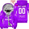ZERO FOX GIVEN  -  LIMITED EDITION  -  FOX RACING  -  PURPLE - FLEECE ZIP HOODIE