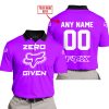 ZERO FOX GIVEN  -  LIMITED EDITION  -  FOX RACING  -  PURPLE - POLO SHIRT