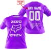 ZERO FOX GIVEN  -  LIMITED EDITION  -  FOX RACING  -  PURPLE - T-SHIRT