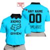 ZERO FOX GIVEN  -  LIMITED EDITION  -  FOX RACING  -  SKY BLUE - POLO SHIRT