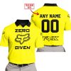 ZERO FOX GIVEN  -  LIMITED EDITION  -  FOX RACING  -  YELLOW - POLO SHIRT