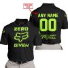 ZERO FOX GIVEN  -  LIMITED EDITION  -  FOX RACING  -  GREEN 1 V1 - POLO SHIRT