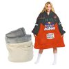 PERSONALIZED JERSEY THOR MOTOCROSS OODIE BLANKET HOODIE SNUGGIE HOODIES FOR ALL FAMILY