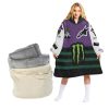 PERSONALIZED JERSEY MONSTER MOTOCROSS OODIE BLANKET HOODIE SNUGGIE HOODIES FOR ALL FAMILY