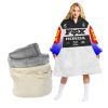 PERSONALIZED JERSEY FOX RACING MOTOCROSS OODIE BLANKET HOODIE SNUGGIE HOODIES FOR ALL FAMILY